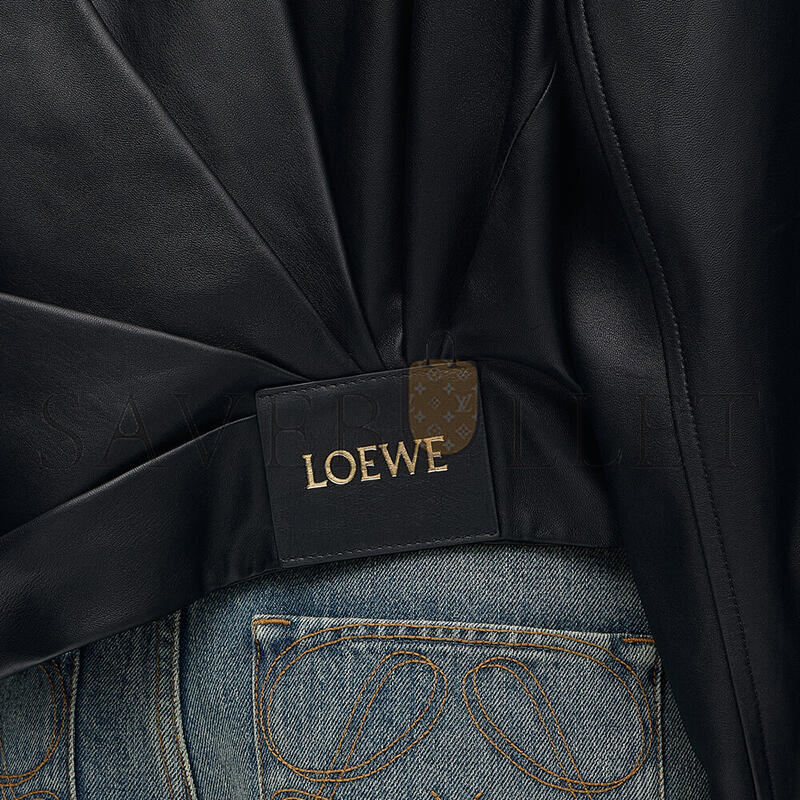LOEWE DRAPED JACKET IN NAPPA LAMBSKIN S540Y34L30